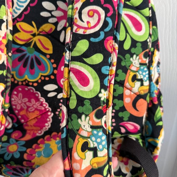 Vera Bradley Disney Parks Midnight With Mickey Campus Backpack Retired RARE - Picture 14 of 16